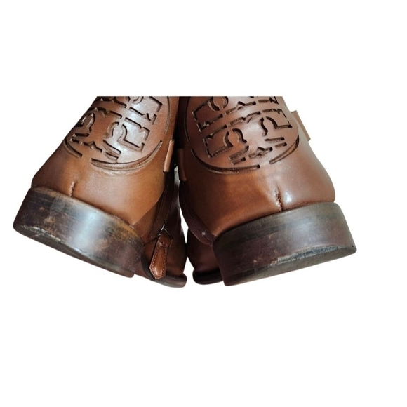 Tory Burch Womens Colton Leather Riding Knee-High Boots 10 - Picture 8 of 13